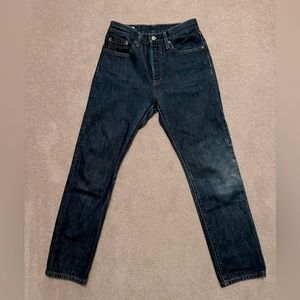 Levis 501 wedgie straight leg
